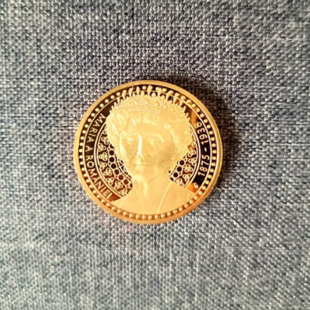 Tablou de colecție România Mare cu medalie comemorativa Regina Maria