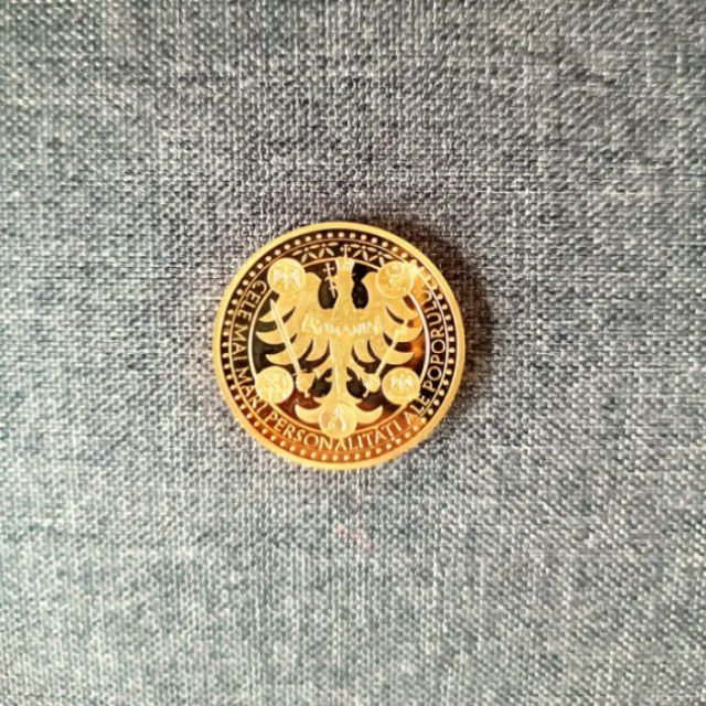 Tablou de colecție România Mare cu medalie comemorativa Regina Maria
